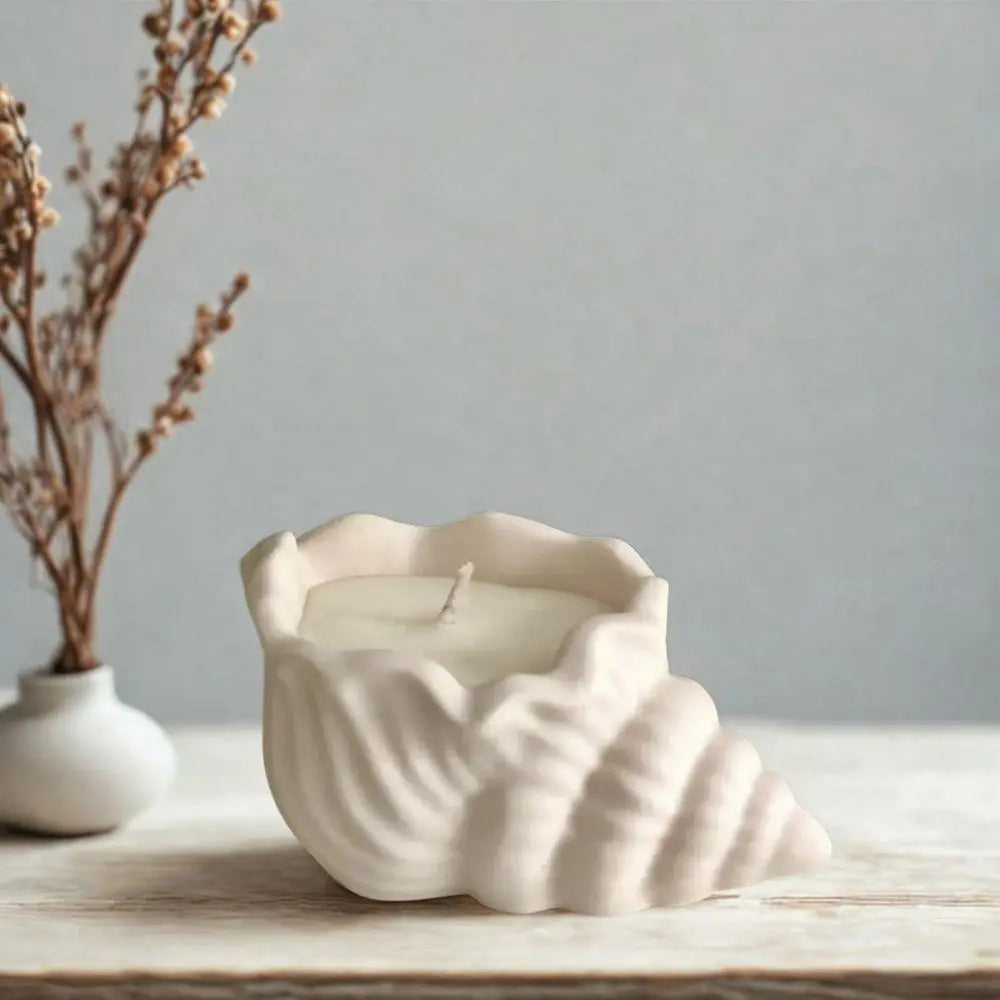 Bougie coquillage – Senteur Ambre Chaud Hiroyi Decor