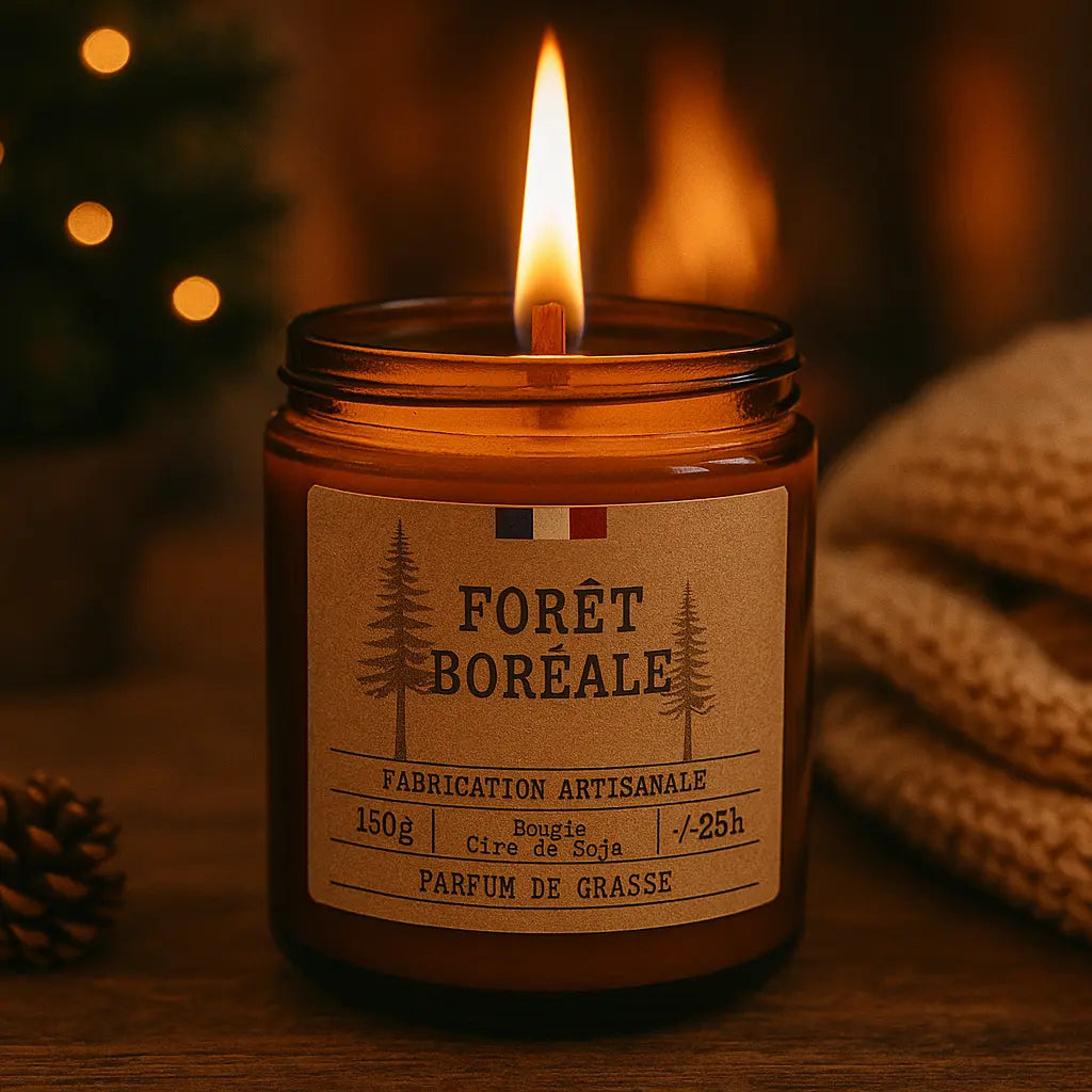 Bougie parfumée - Cime Enneigée (130g) Effet WOW