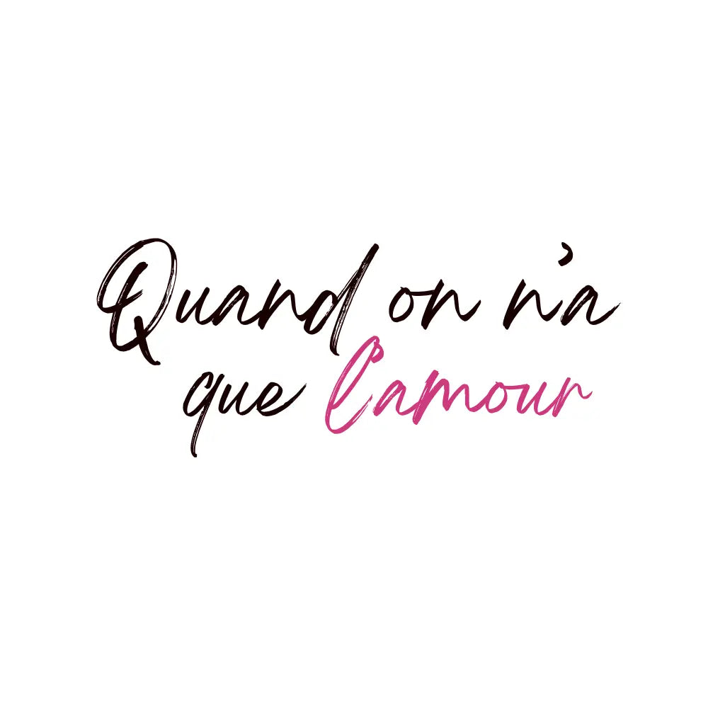 Bougie parfumée « Quand on n'a que l'amour » (140 g) Effet WOW Concepteur