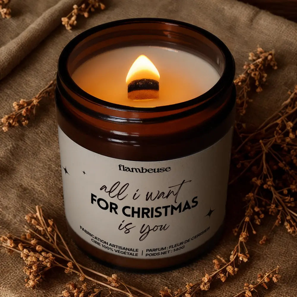 Bougie parfumée “All I want for Christmas is you" Flambeuse