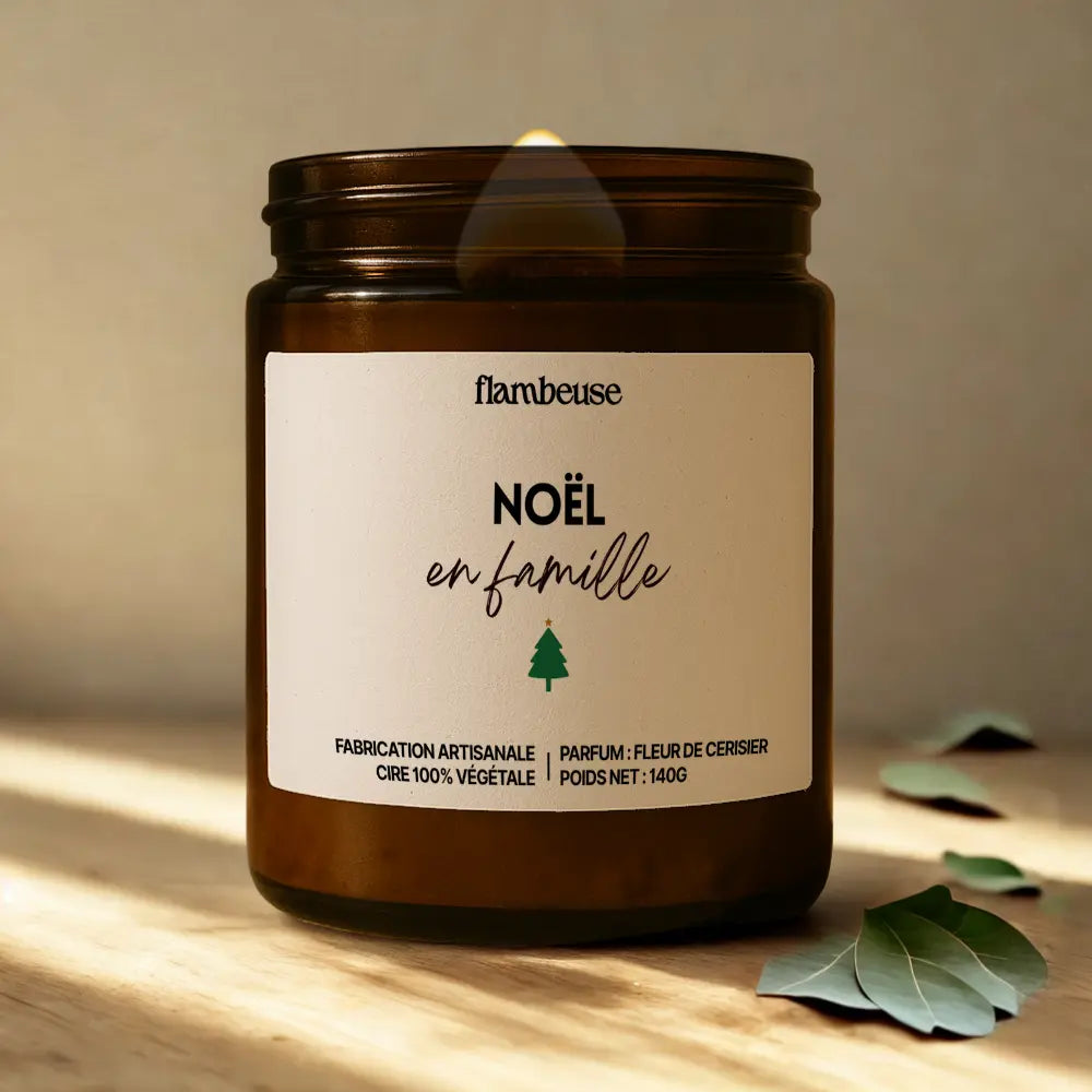 Bougie parfumée “Noël en famille" Flambeuse