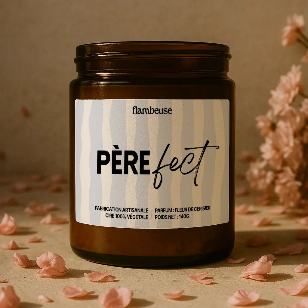 Bougie parfumée “Père-fect” Flambeuse