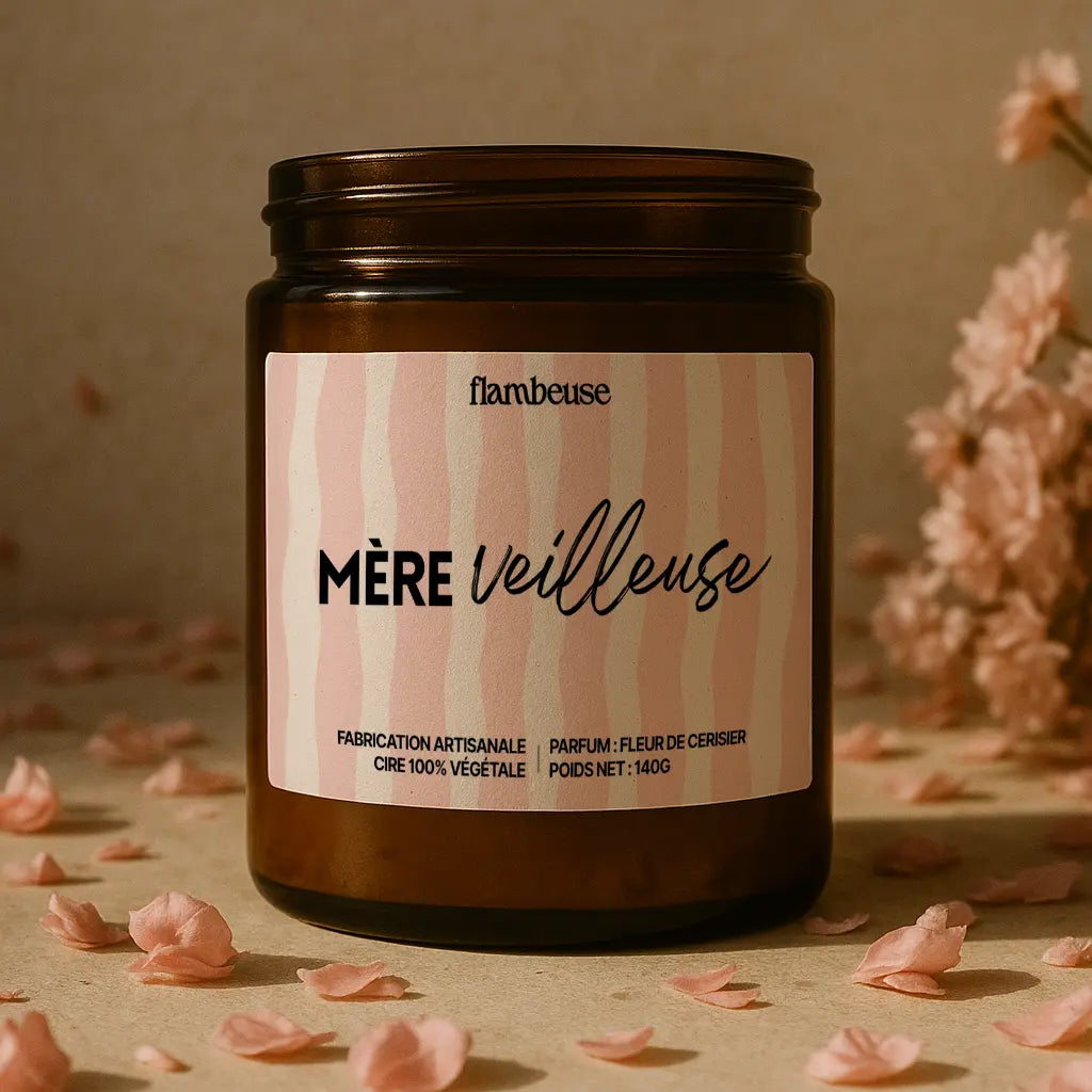 Bougie parfumée “Mère-veilleuse” Flambeuse