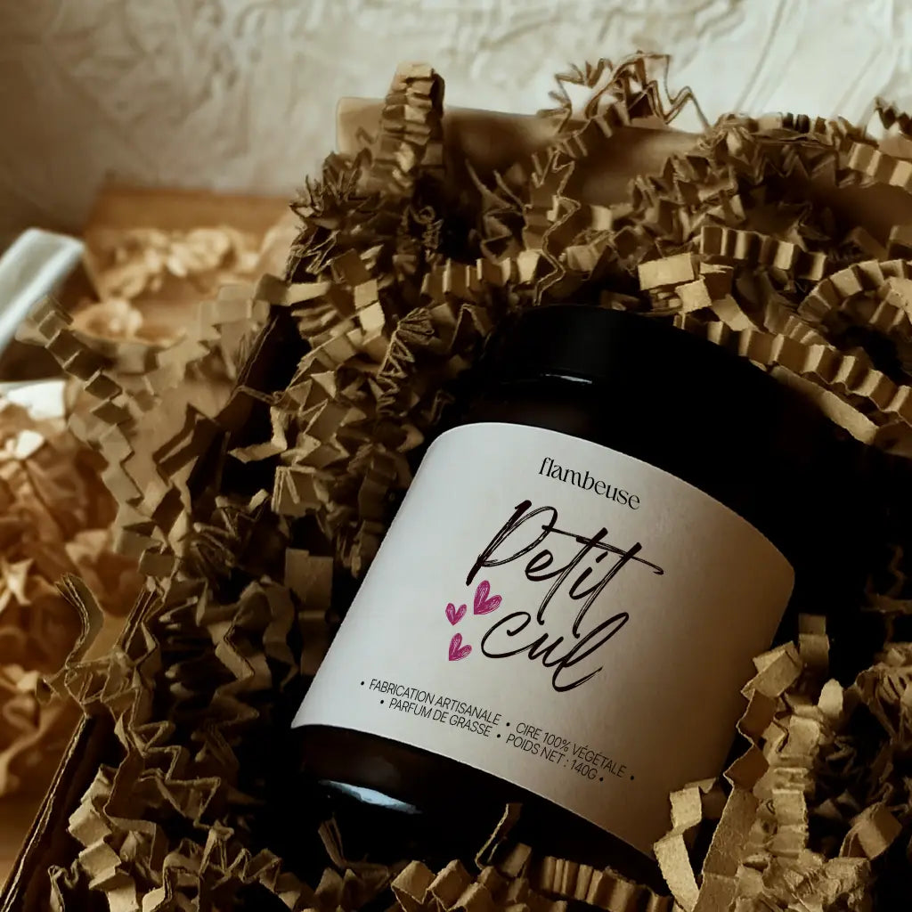 Bougie parfumée “Petit Cul” (140 g) Flambeuse
