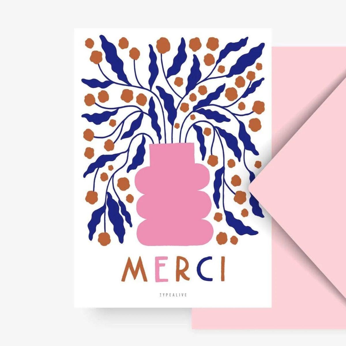 Carte postale/Une façon de dire merci