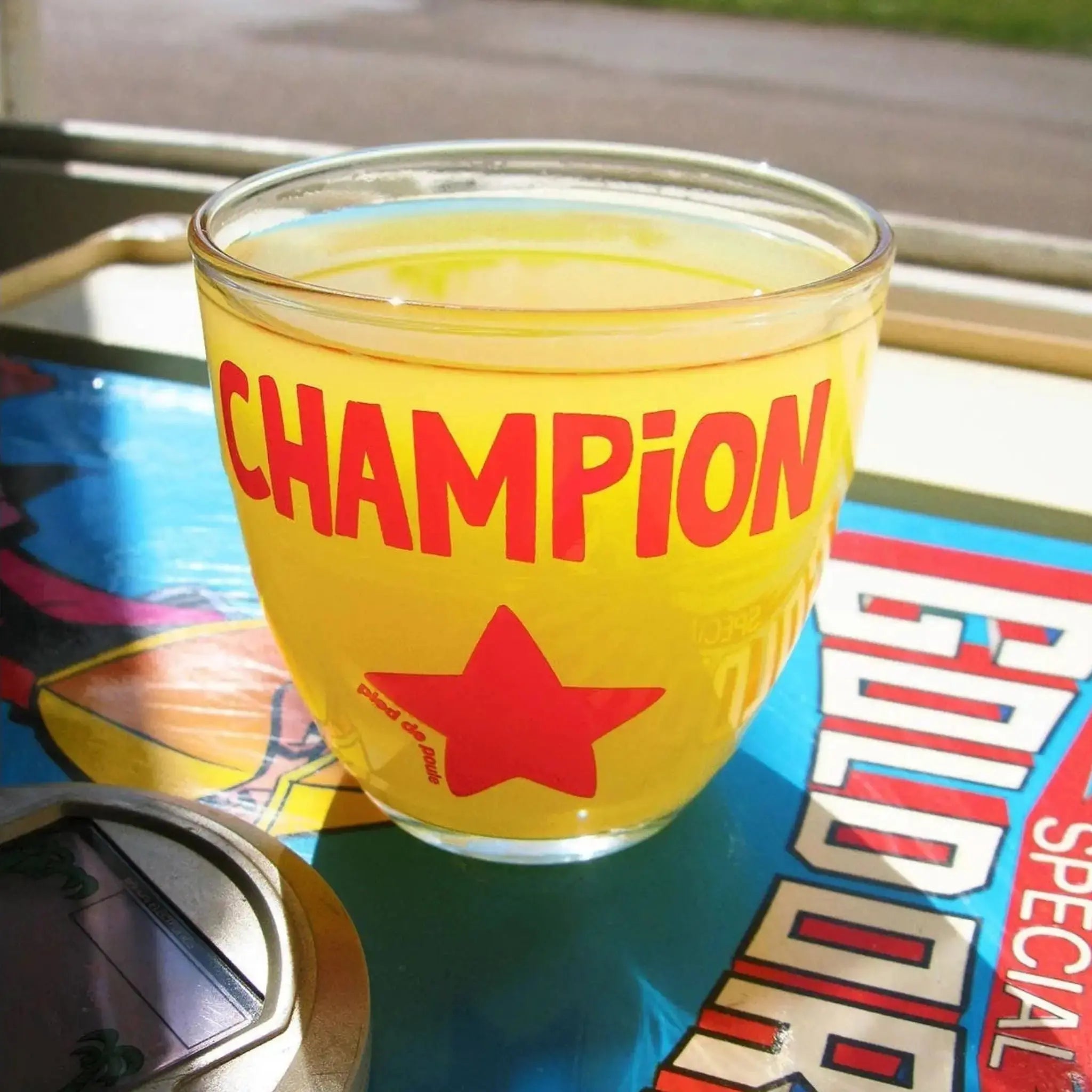 Verre Duralex vintage - Champion