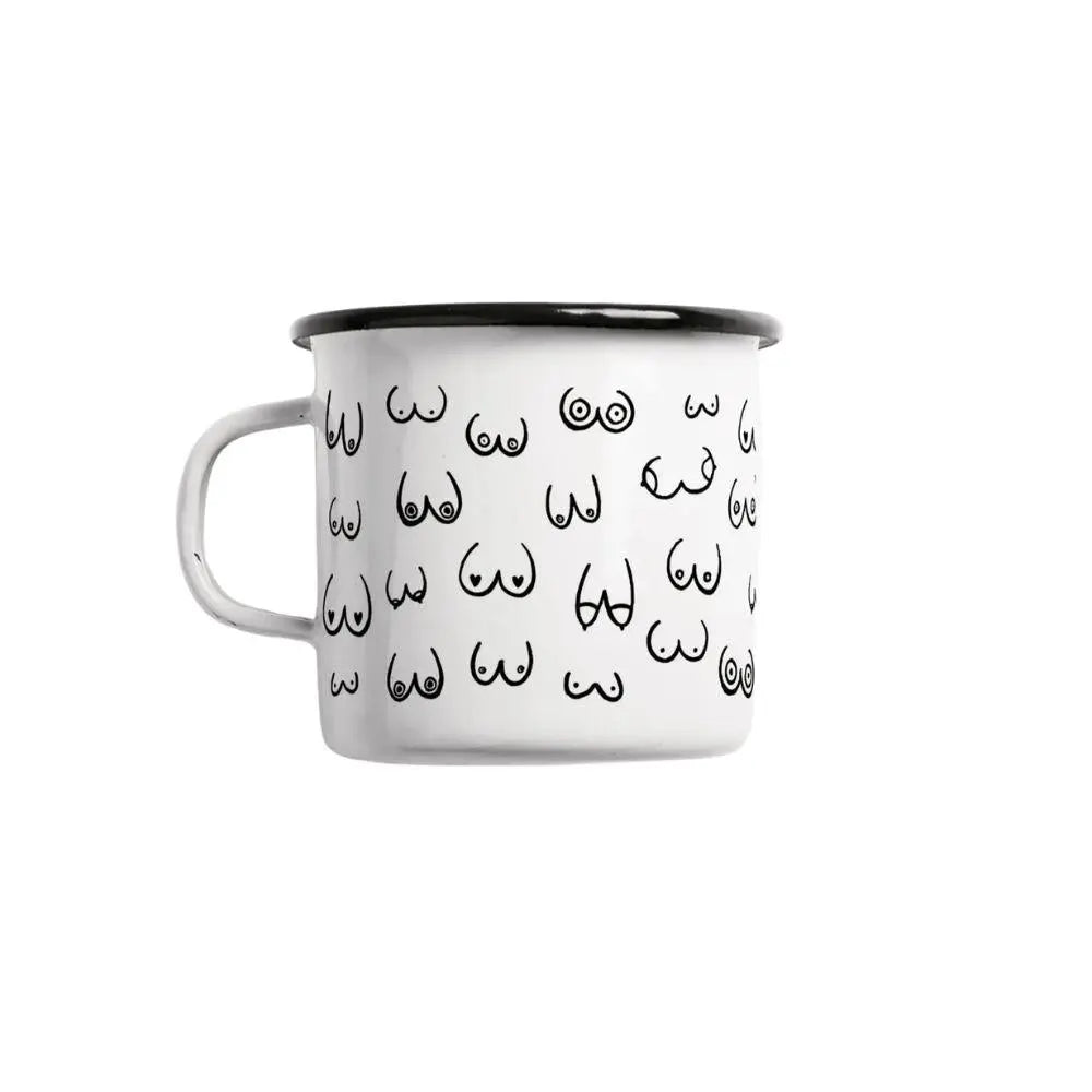 Mug émaillé - Boobs typealive