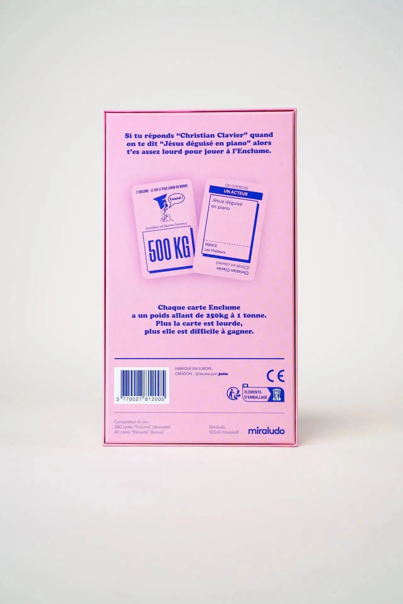 L’Enclume - Le jeu de devinettes lourd et hilarant MIRALUDO