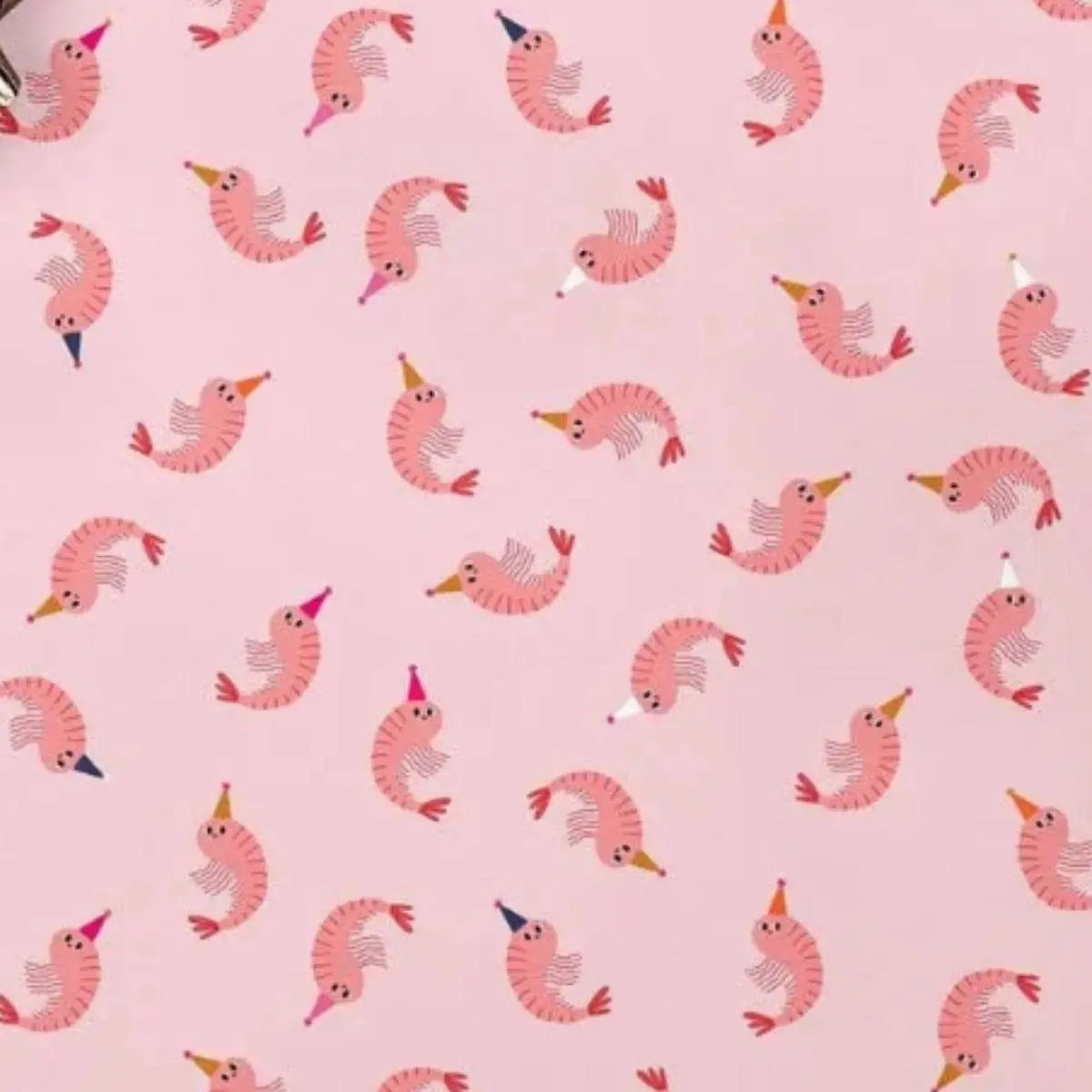 Papier cadeau - Crevettes en fête