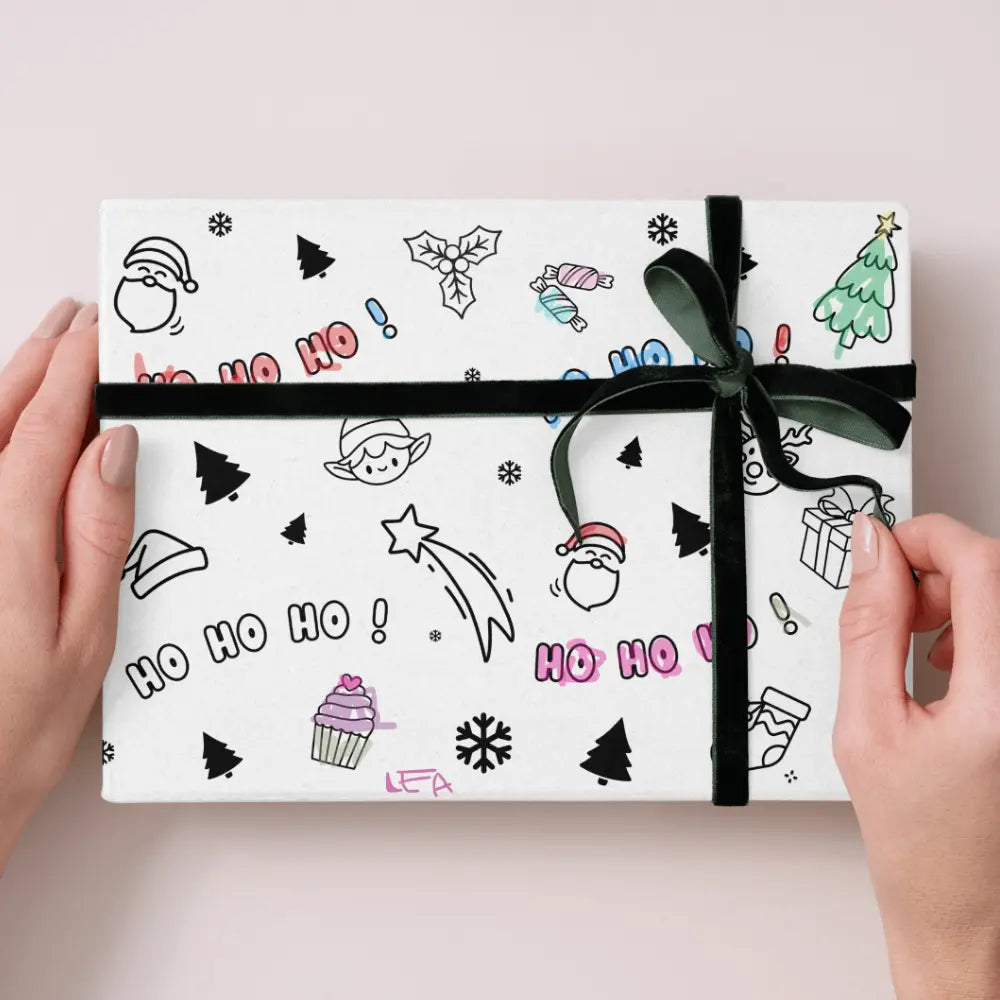 Papier cadeau à colorier – Spécial Noël Effet WOW
