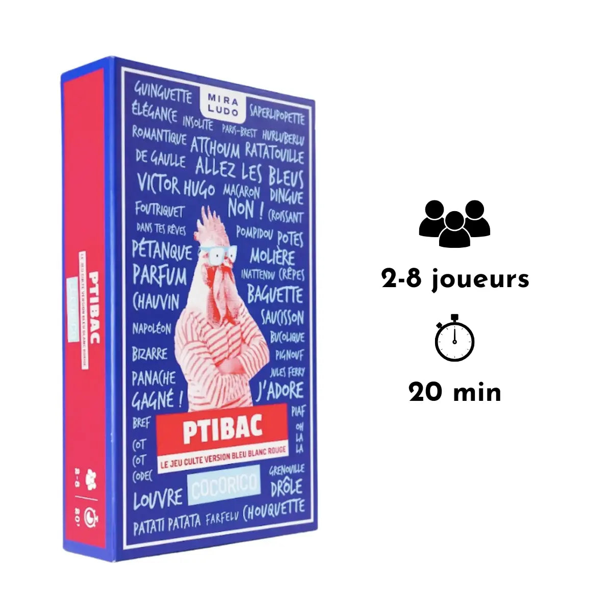 Ptibac Cocorico - Le petit bac revisité version France MIRALUDO