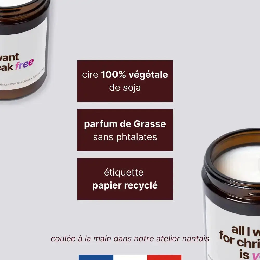 Bougie parfumée « All I Want for Christmas Is You » (140 g) Effet WOW Concepteur