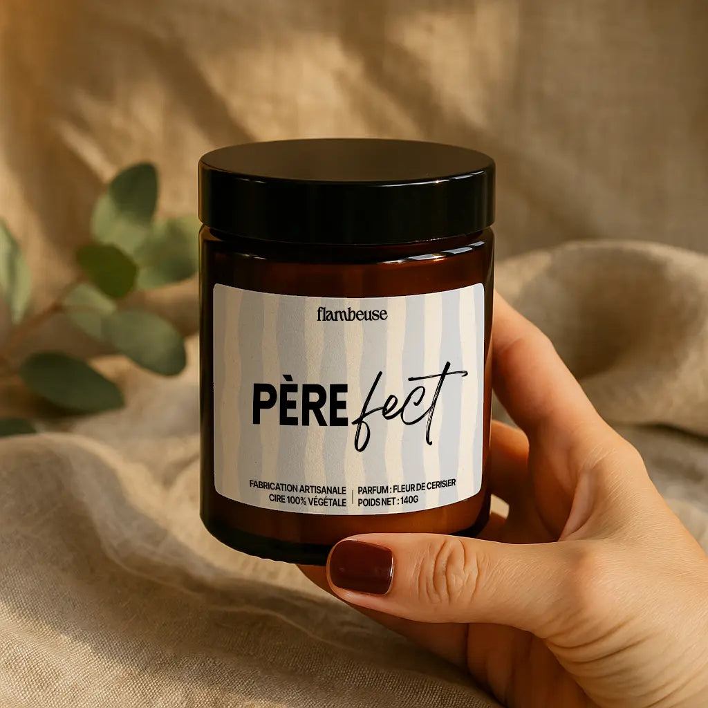 Bougie parfumée “Père-fect” Flambeuse