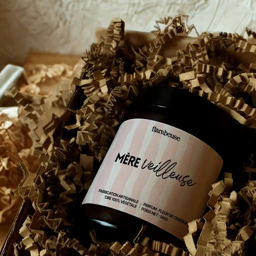 Bougie parfumée “Mère-veilleuse” Flambeuse