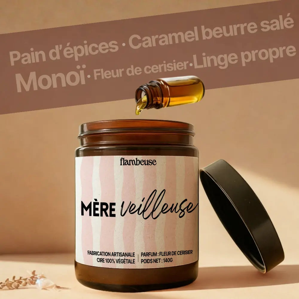 Bougie parfumée “Mère-veilleuse” Flambeuse