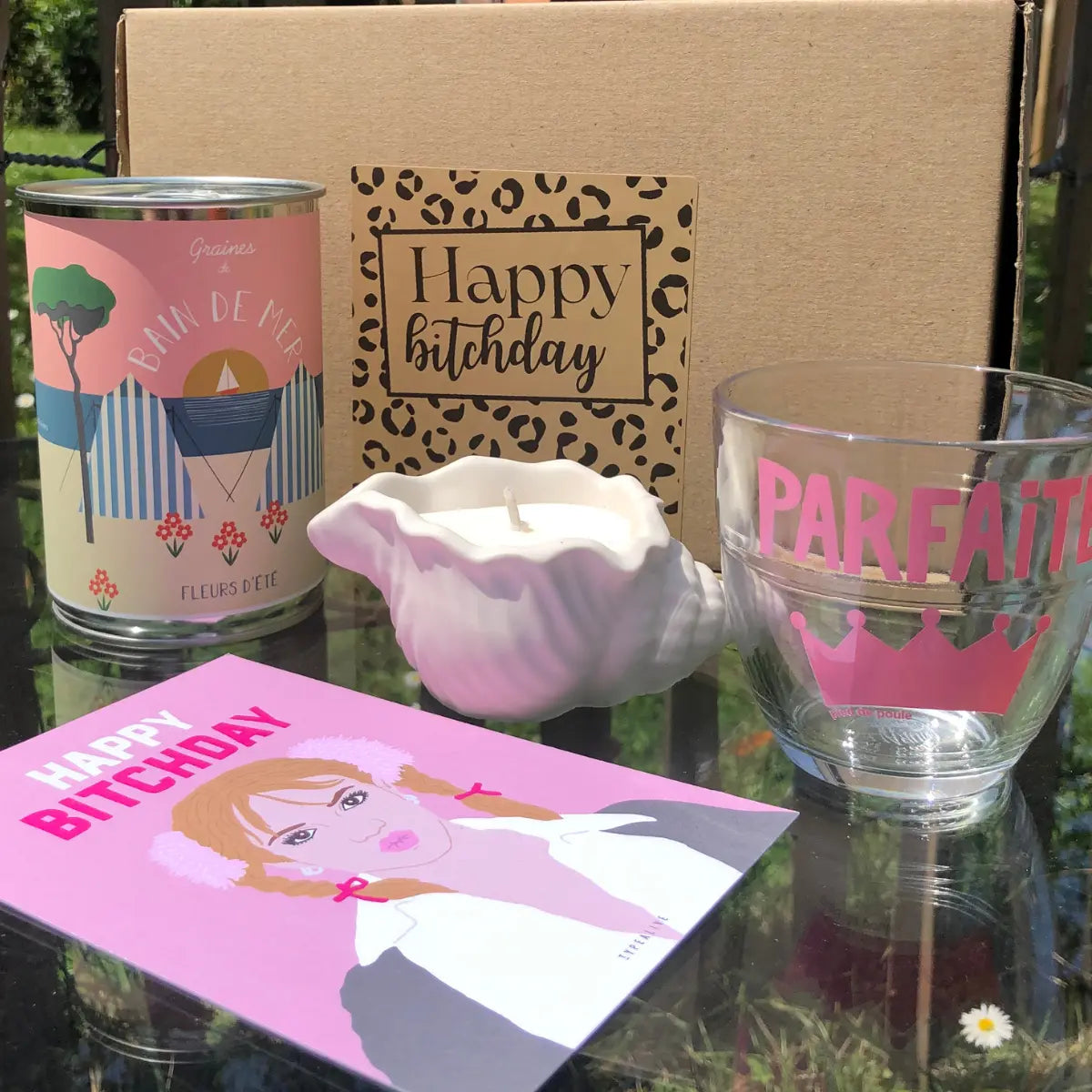 Box "Happy Bitchday" effet wow