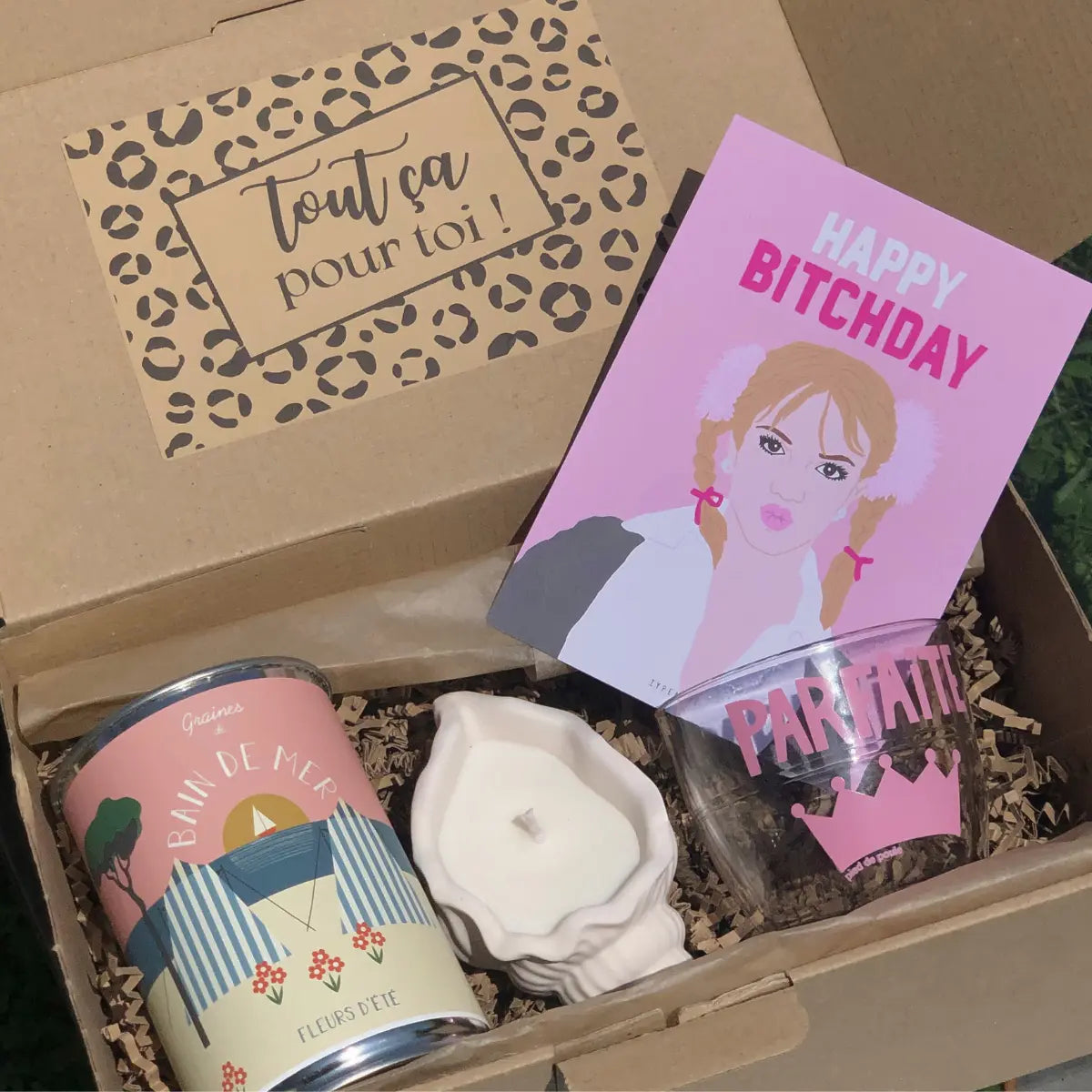 Box "Happy Bitchday" effet wow