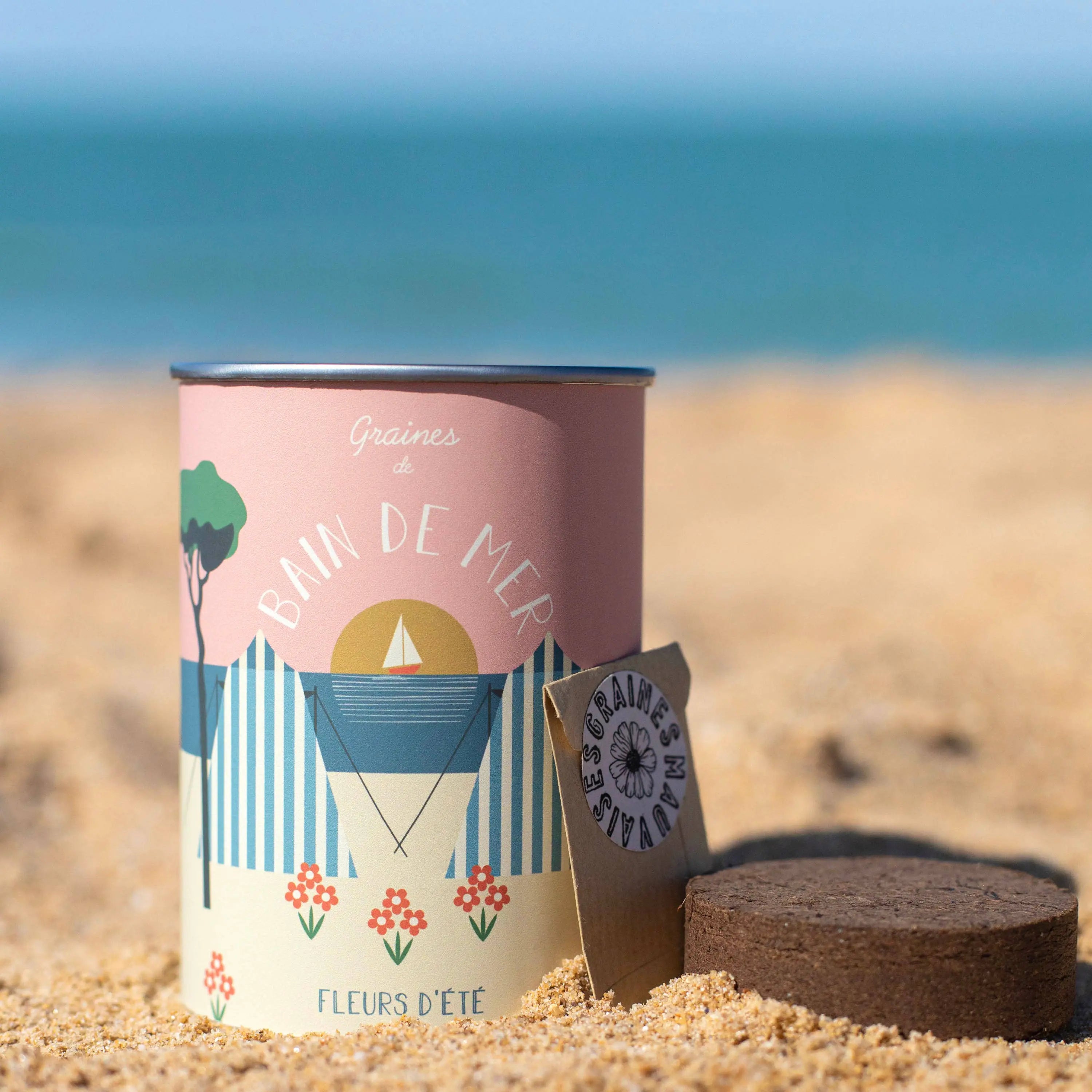 Kit à semer "Bains de Mer" - Graines de Fleurs d'été MauvaisesGraines