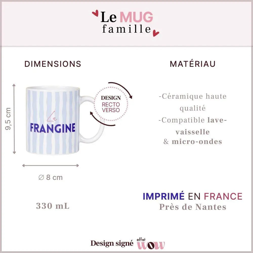 Mug soeur - La Frangine Effet WOW