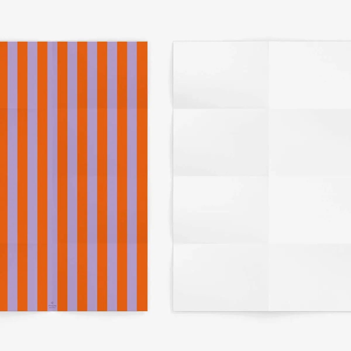 Papier cadeau 50 x 70 cm - Rayures typealive