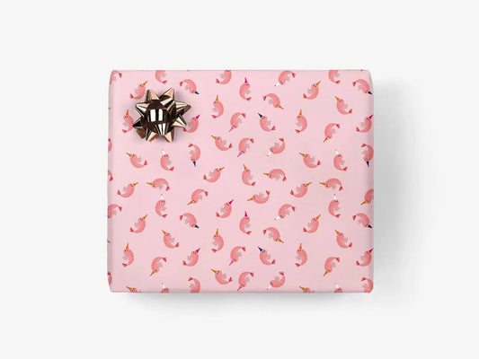 Papier cadeau - Crevettes en fête typealive