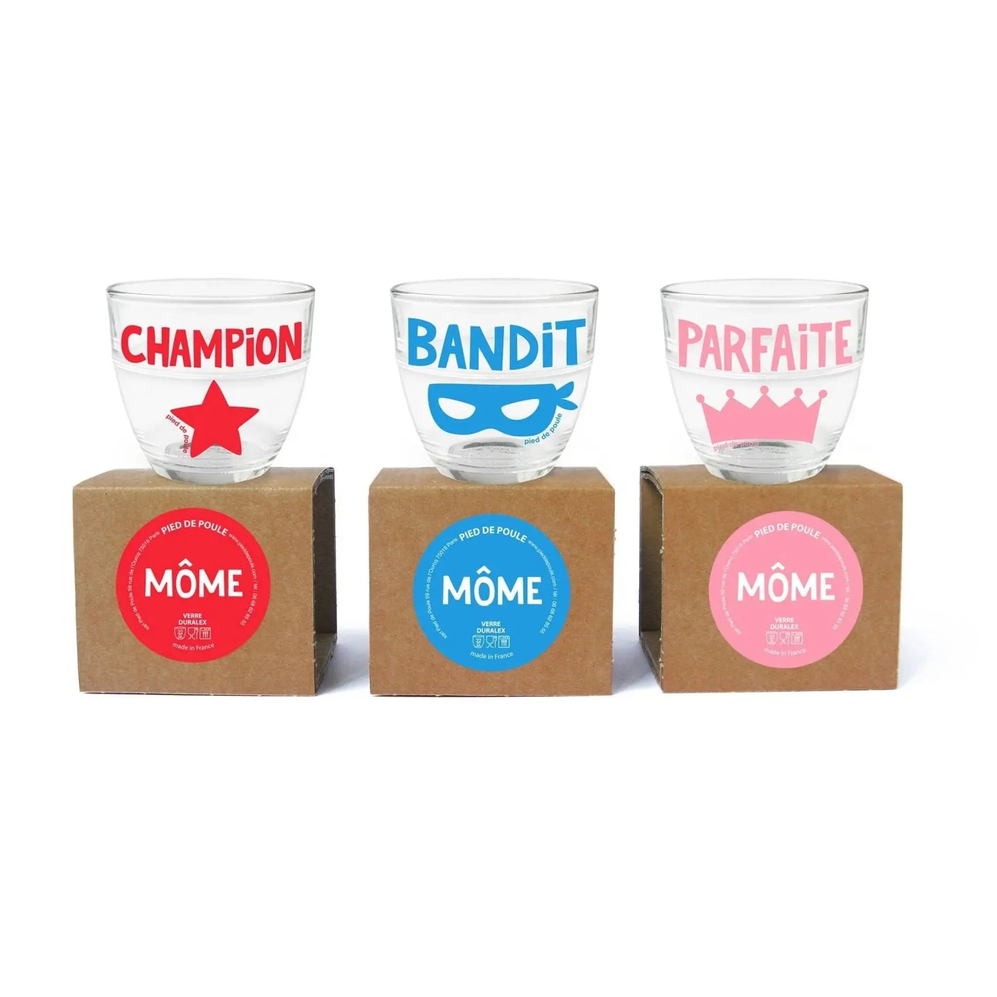 Verre Duralex vintage - Champion